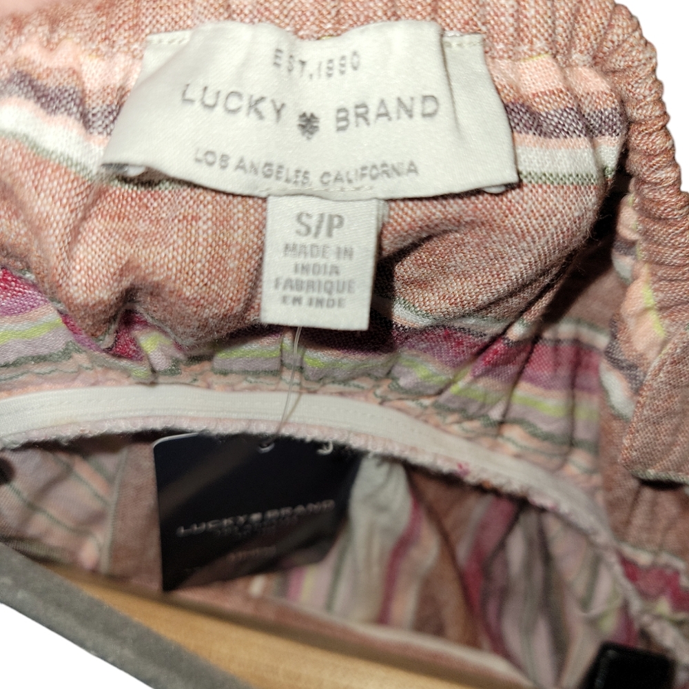 Lucky Brand, NWT, 2 Piece Set, Tank Top, Shorts- Elastic Waist + Pockets, Woms S - Picture 9 of 9